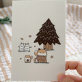 Woodland Friends Postcard